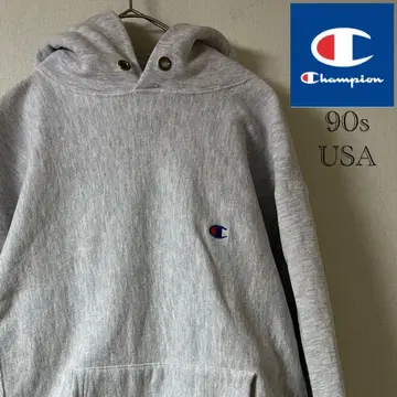 90s 챔피온 리버스 위브/L/멜란지 그레이/USA제