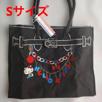 LA COUSETTE 헬로키티 토트백 S 키티 러그 세트 블랙