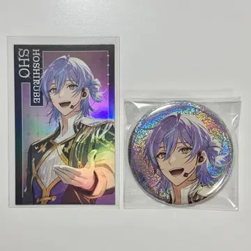 니지산지 호시미치 쇼 니지 페스티벌 2026 캔뱃지 반짝이 카드