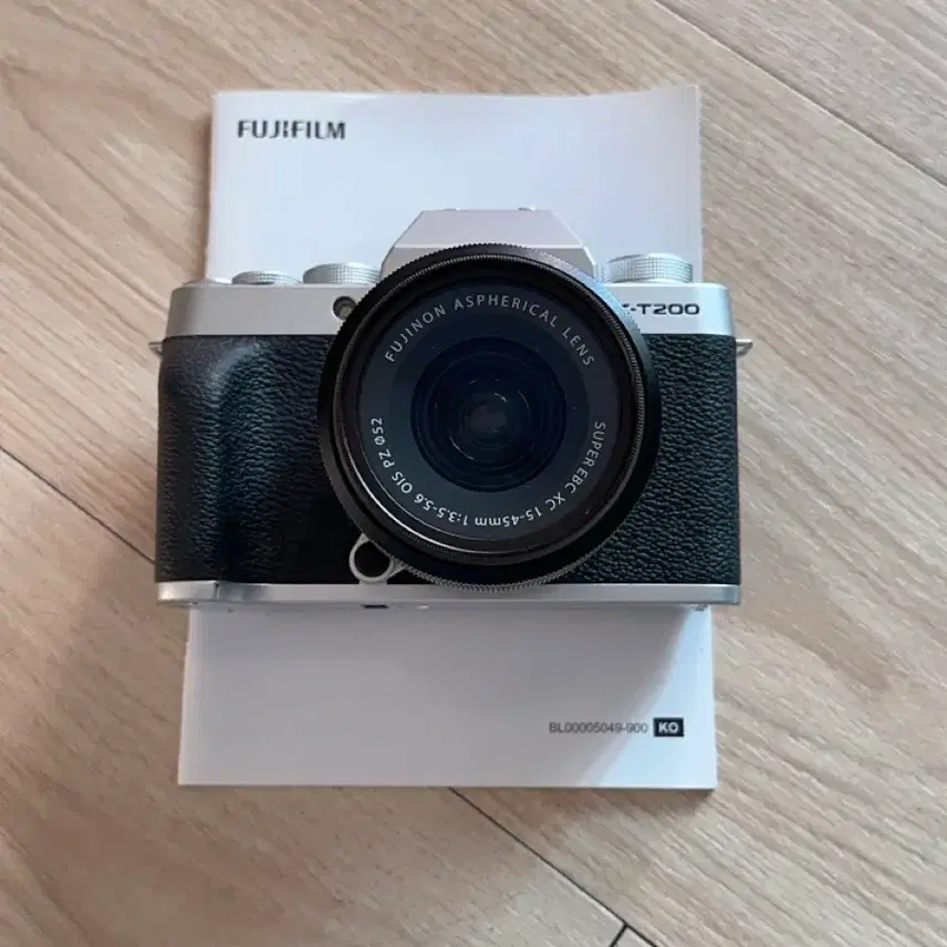 후지필름 x-t200 실버 입문용 카메라 풀박스