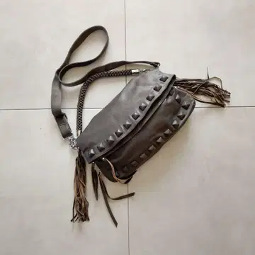 vintage y2k gimmick 2way real leatherbag