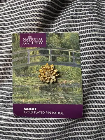 내셔널 갤러리 National Gallery 모네 핀 배지