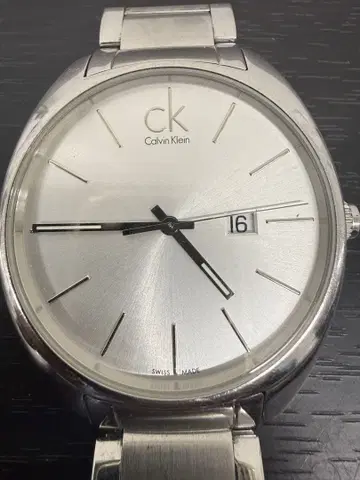 인기 브랜드 CK 캘빈클라인 손목시계 남성용 실버