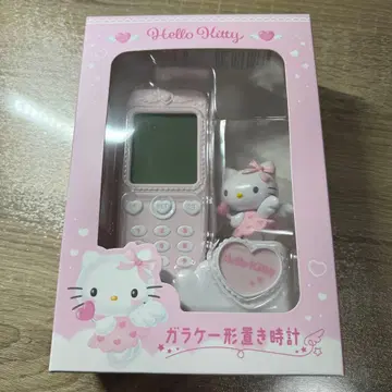 산리오 Hello Kitty 헬로키티 폴더폰 모양 탁상시계