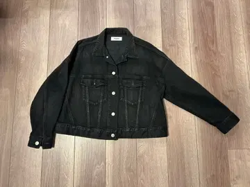 Healthy denim 블랙 데님 자켓