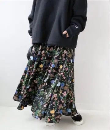 JOURNAL STANDARD relume 꽃무늬 롱 스커트