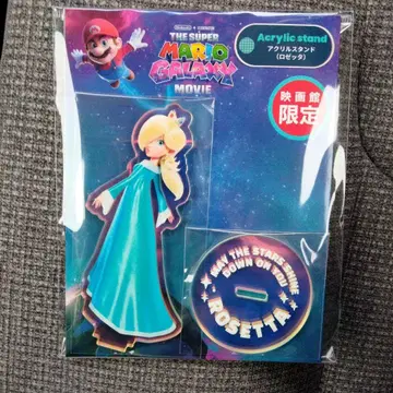 슈퍼 마리오 갤럭시 무비 아크릴 스탠드 로제타 일본 한정판