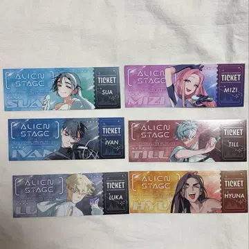 ALIEN STAGE 에이스테 애니메이트 특전 티켓풍 카드 컴프