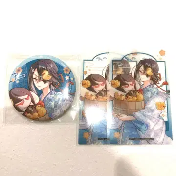 FGO 극락탕 서복 캔뱃지 클리어 카드