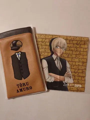 zoff 아무로 코난 안경 케이스 안경닦이