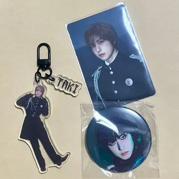 &TEAM 팝업 아크릴 참 캔 배지 타워 레코드 트레이딩 카드 TAKI