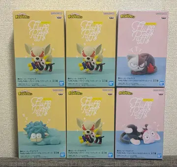 나의 히어로 아카데미아 Fluffy Puffy 피규어 4종 6개 세트