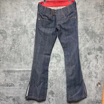 [ 큰 키 여성에게 추천!! ] 로우라이즈 플레어 데님 팬츠