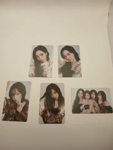 aespa 에스파 LIVE 라이브 트레이딩 카드 5장 사인 1장