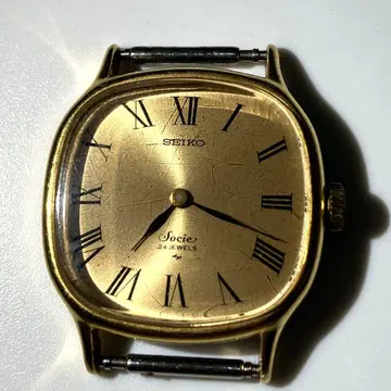 레어 SEIKO 수동 와인딩 1680 시계 밴드 없음 여성용