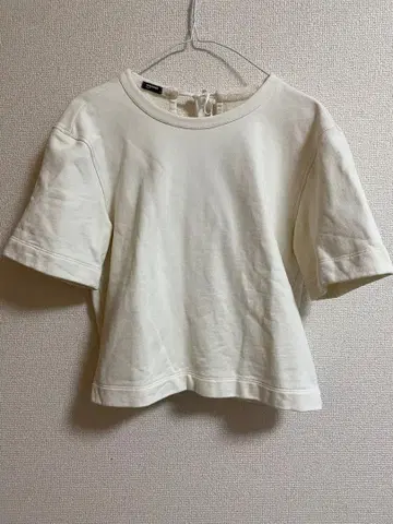 새상품급 JIL SANDER navy 백 오픈 티셔츠 XS