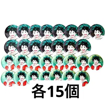 나의 히어로 아카데미아 도쿄 타워 메탈릭 캔뱃지 미도리야 이즈쿠 데쿠