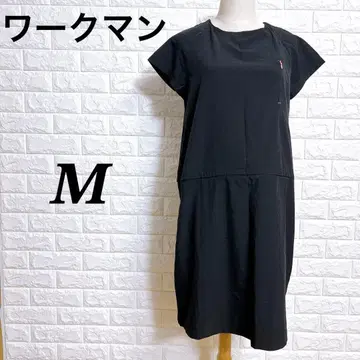 5024 워크맨 원피스 M 블랙 스트레치 반팔 발수