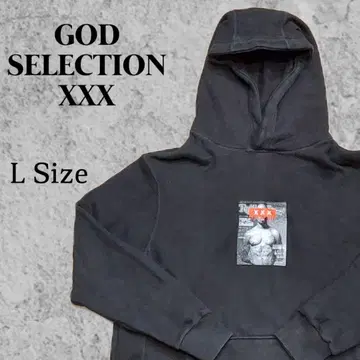 GOD SELECTION XXX 후드티 L 블랙 갓 셀렉션