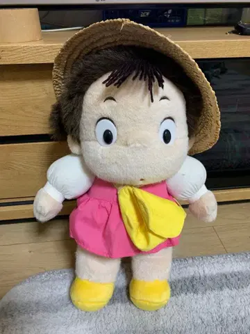 이웃집 토토로 메이 M 봉제 인형 선애로우 일본제 레어