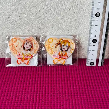 러브 라이브 코사카 호노카 타카미 치카 아크릴 배지 세트