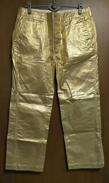 네펜데스 골드 와이드 팬츠 NEPENTHES