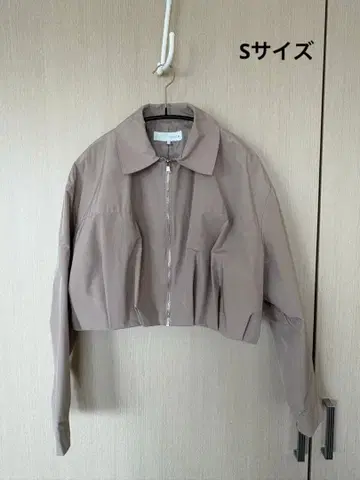 여성용 블루종 베이지 S 사이즈 ZARA 숏