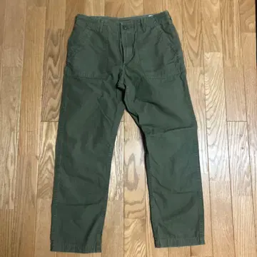 okSlow 워크 팬츠 사이즈 3 올리브 그린