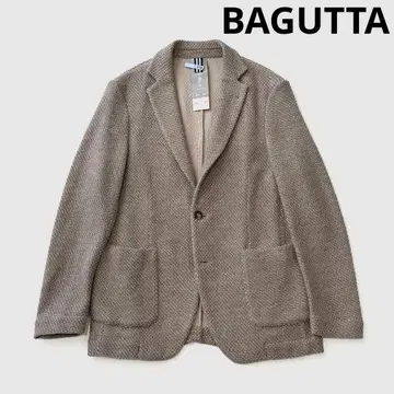 BAGUTTA 본딩 울 니트 저지 자켓