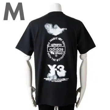 새상품 Y-3 U Y3 그래픽 SS 티셔츠 M