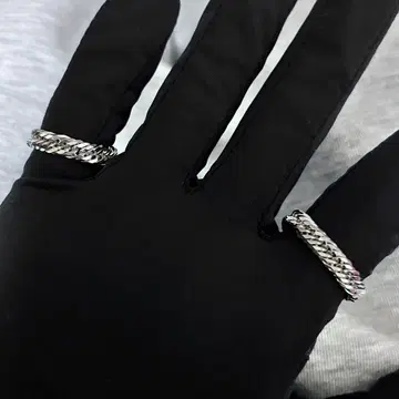 키헤이 반지 12면 트리플 실버925 19호 silver925