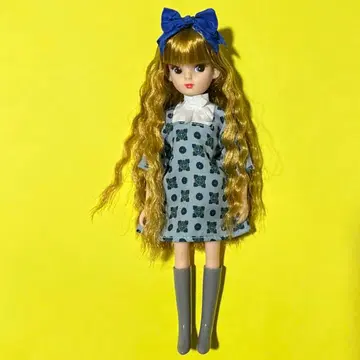 리카짱 캐슬 복각판 초대 리카짱 원피스 레트로 리카 한국 인형