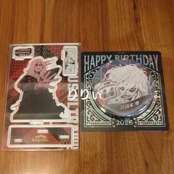 나의 히어로 아카데미아 시가라키 토무라 생일 캔뱃지 디오라마 피규어