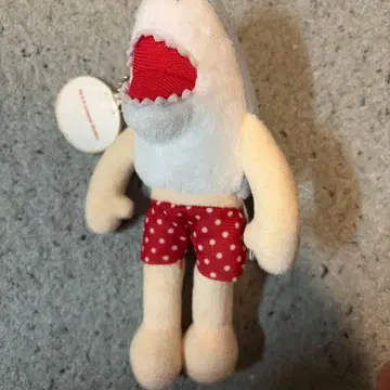 유니버셜 USJ 상어 인간 죠스 마스코트 키체인 봉제 인형