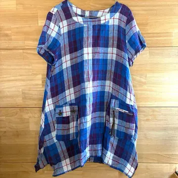 린넨 100% nuovo nuovo 튜닉 원피스 A라인