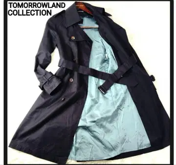 TOMORROWLAND 네이비 트렌치코트