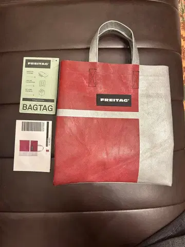 FREITAG F258 SONNY 토트백 빨간색/은색