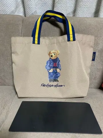 Polo 폴로베어 토트백 깔창 포함 베이지 랄프 로렌