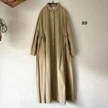 SO 에스오 롱 원피스 A라인 루즈핏 프리사이즈 베이지