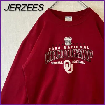 JERZEES 저지 US 칼리지 로고 맨투맨