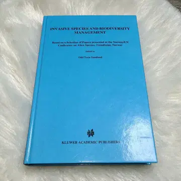 외래종과 생물 다양성 관리 외국도서 영어 오드 테르예 샌드랜드