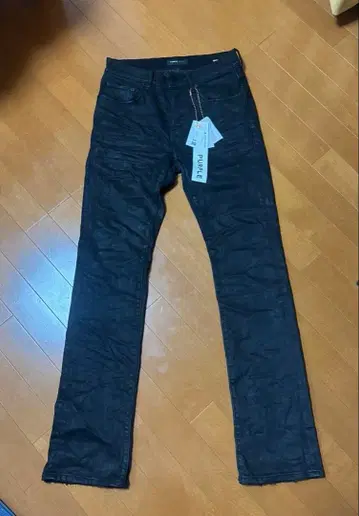 PURPLE BRAND 로우 라이즈 플레어 진