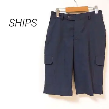 2.512 쉽스 하프 팬츠 영국제 포켓 심플 무지