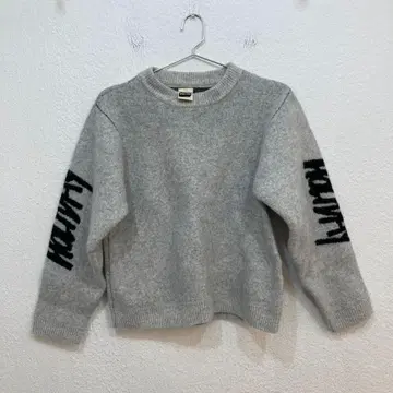 울 100% 홀리데이 holiday 자카드 니트 상의 [ L ]