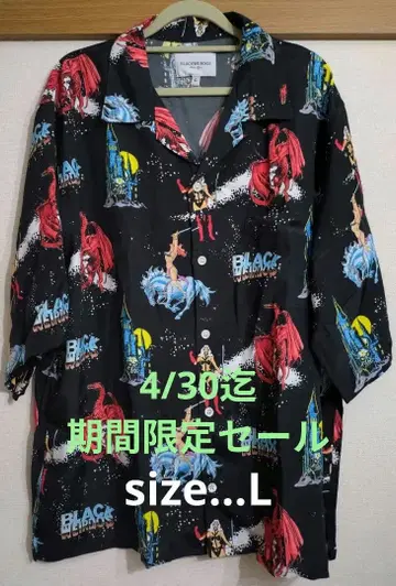 4/30까지 한정 판매 블랙 위도우 헤비메탈 하와이안 셔츠