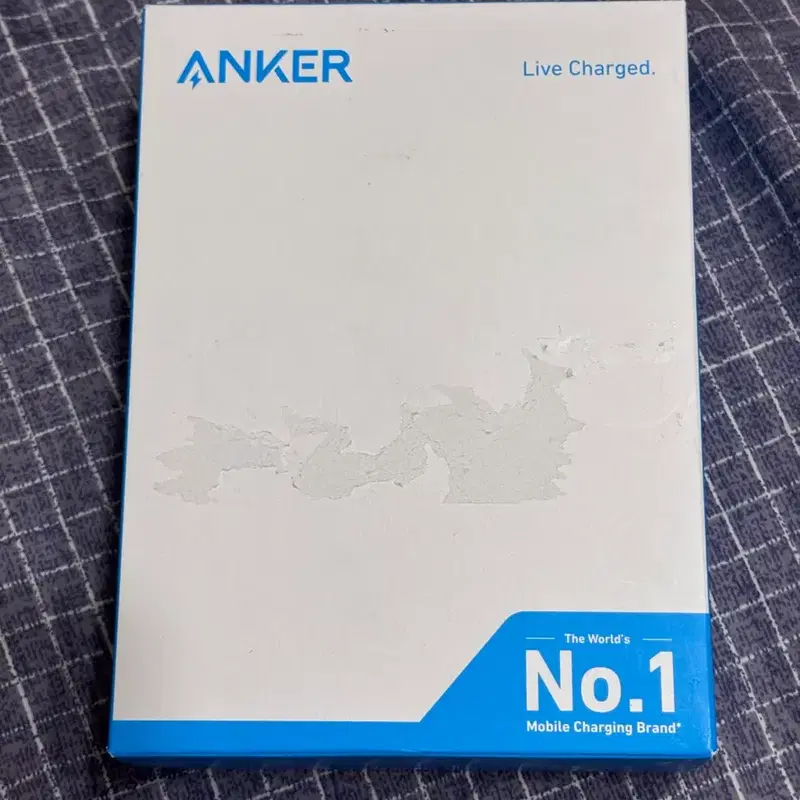 ANKER 앤커 A1637 케이블내장형 보조배터리 미사용품 보라색