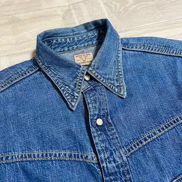 웨어하우스 데님 웨스턴 셔츠 사이즈 38