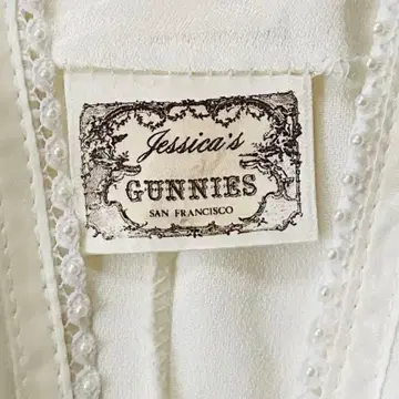 gunne sax 블라우스 레이스 펄 화이트