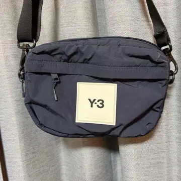 Y-3 네이비 숄더백