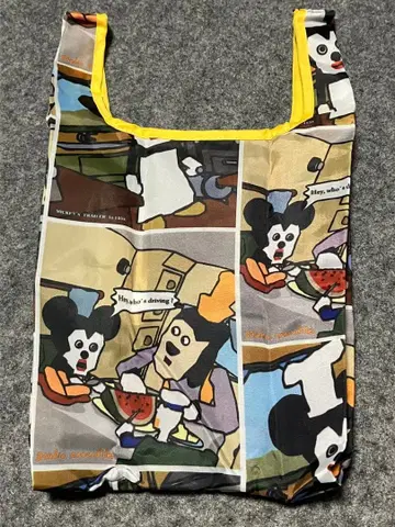 ROOTOTE 루트토트 에코백 후미하라 사토시 콜라보 큐빅 미키